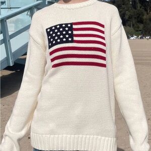 Brandy Melville USA flag sweater
